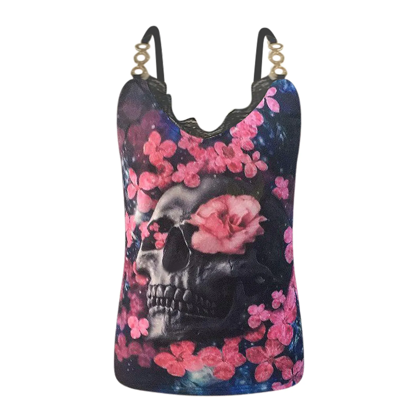 Пикантный Женский мини жилет с цветочным принтом облегающий летний Дамский Топ