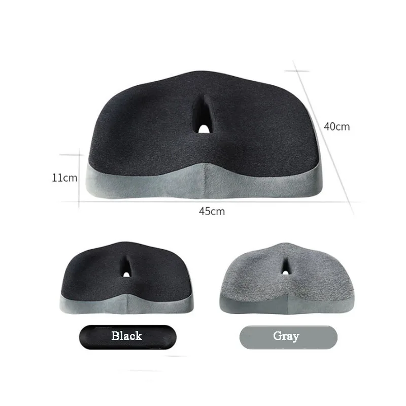 

Memory Foam Seat Cushion Chair Cushion Pad Car Office Hip Support Relieve Pressure Seat Cushion Household Office Use Item