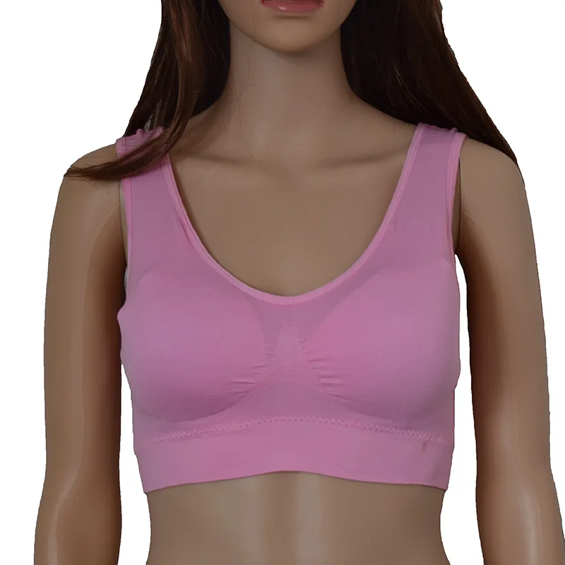 Размера плюс для девочек Спортивный бюстгальтер переходного Для женщин