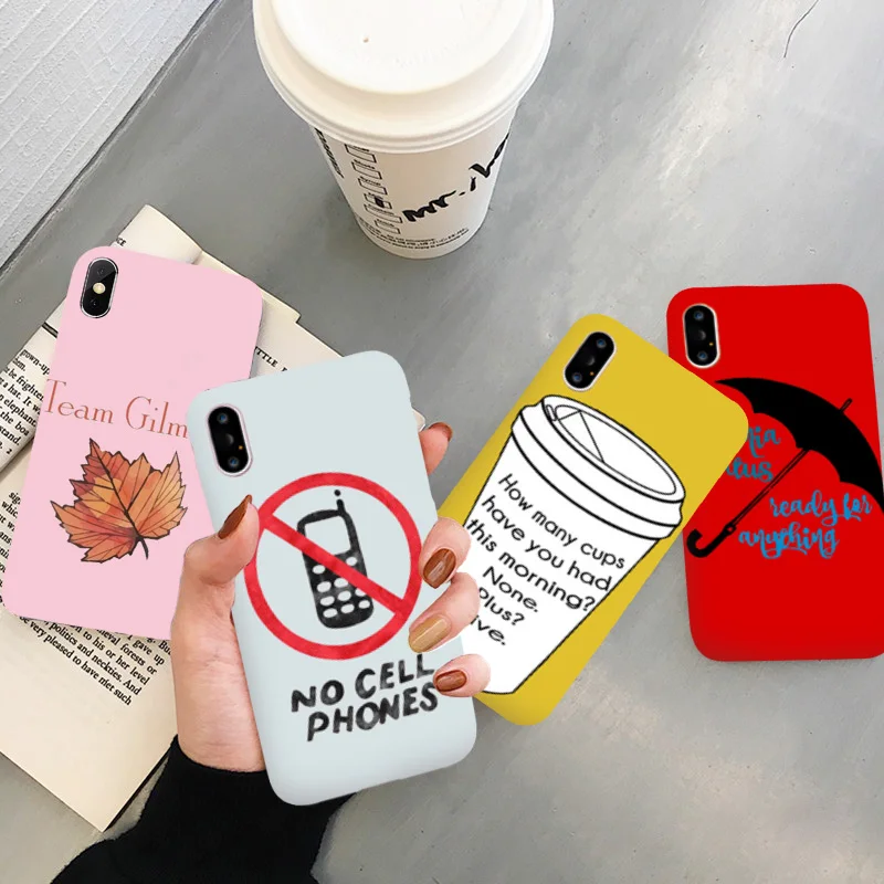 GYKZ модный тренд Gilmore для девочек чехол телефона iPhone 7 11 Pro XS MAX XR X 8 6 6s Plus Coffe Cup Мягкая