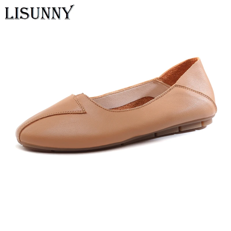 

LISUNNY/женские туфли-оксфорды; Туфли из натуральной кожи с закрытым носком; Весенняя женская обувь на плоской подошве в повседневном стиле; Мя...