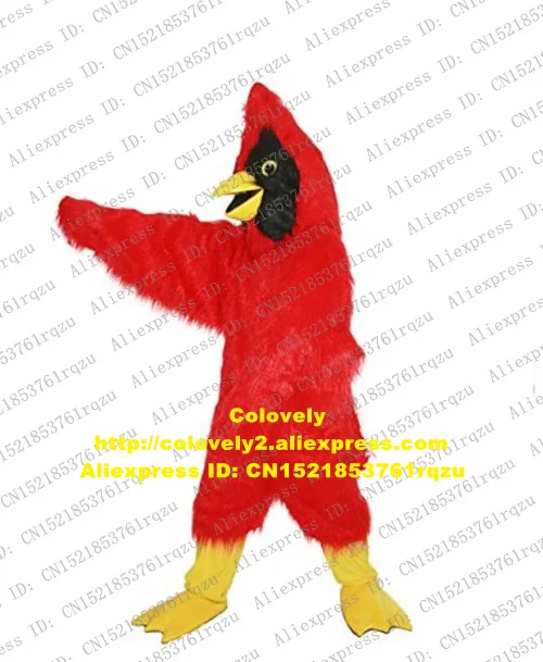 Red Bird Cardinal Linnet Roadrunner Geococcyx костюм-талисман попугая взрослые Мультяшные Подарки