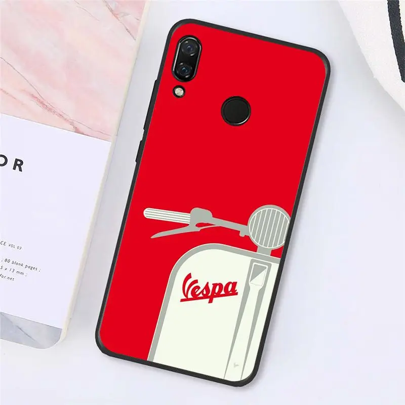 Чехол для телефона с скутером Maiyaca Vespa Xiaomi Redmi4X 6A 9 8A note pro 5Plus Note4 Note5 7 Note6Pro 8T |