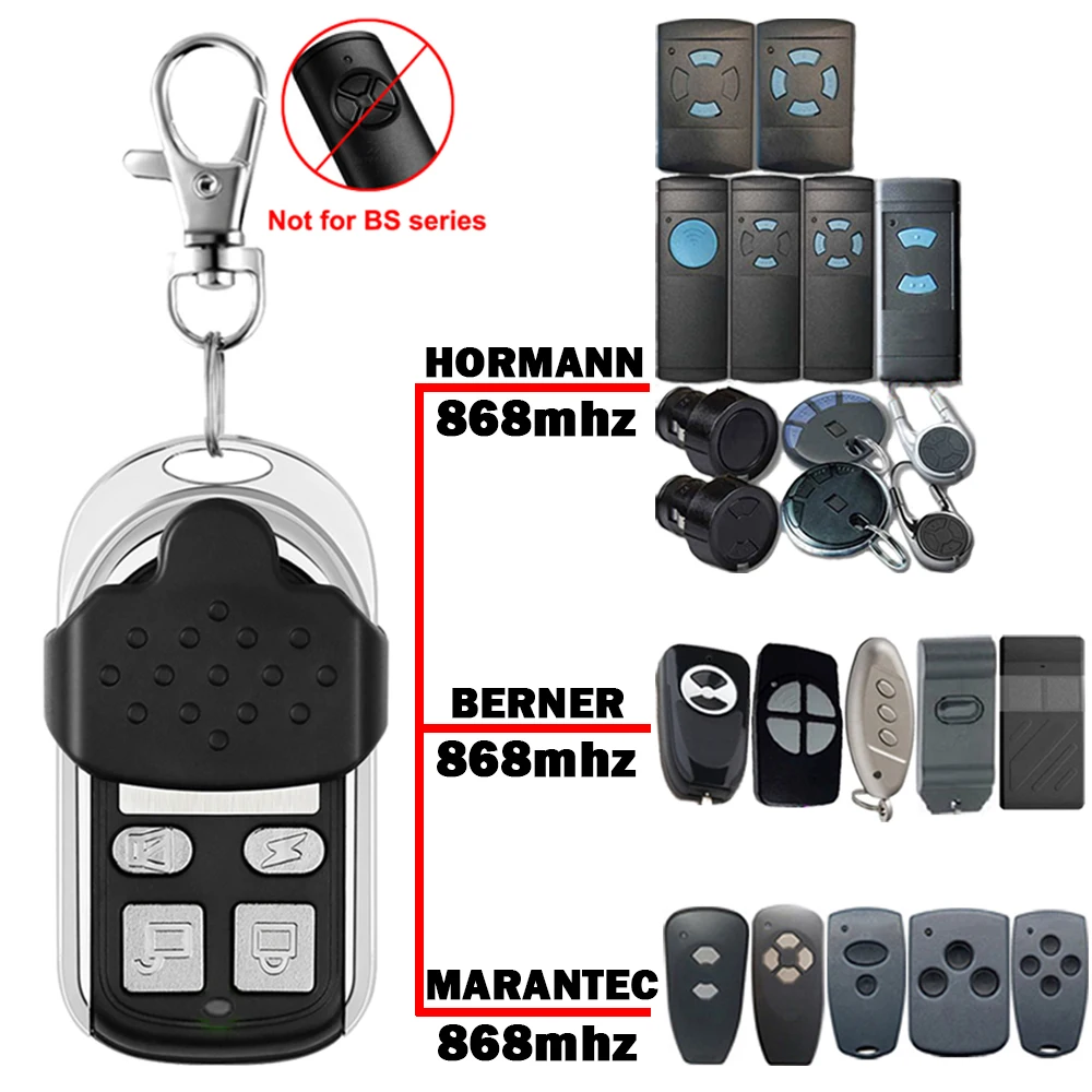 10 шт. пульт дистанционного управления для гаражных дверей HORMANN HSM4 HSE4 HSM2 HSE2 BERNER BHS121