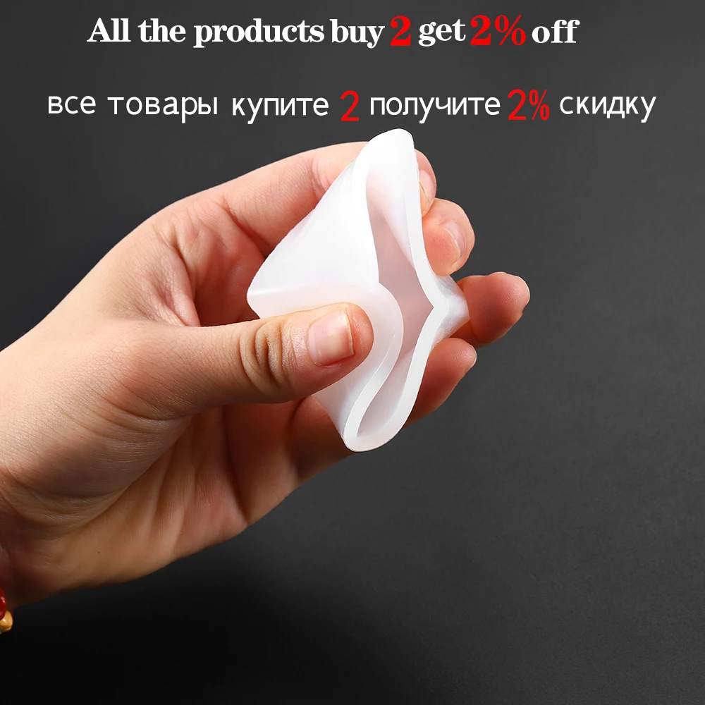 Формы для эпоксидной смолы 2-5 см белая прозрачная силиконовая квадратная форма