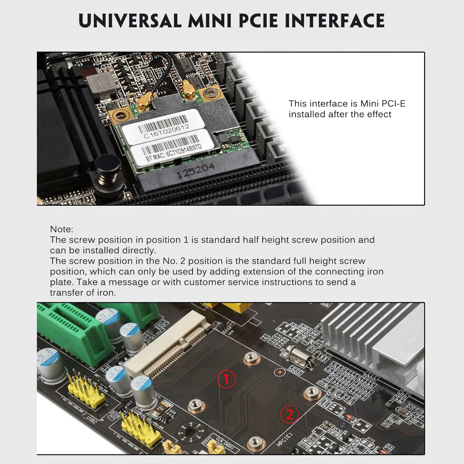 Для BCM943228 DW1540 2 4G/5G 300 м Dual Band встроенный Беспроводной сетевая карта с MINI PCI-E