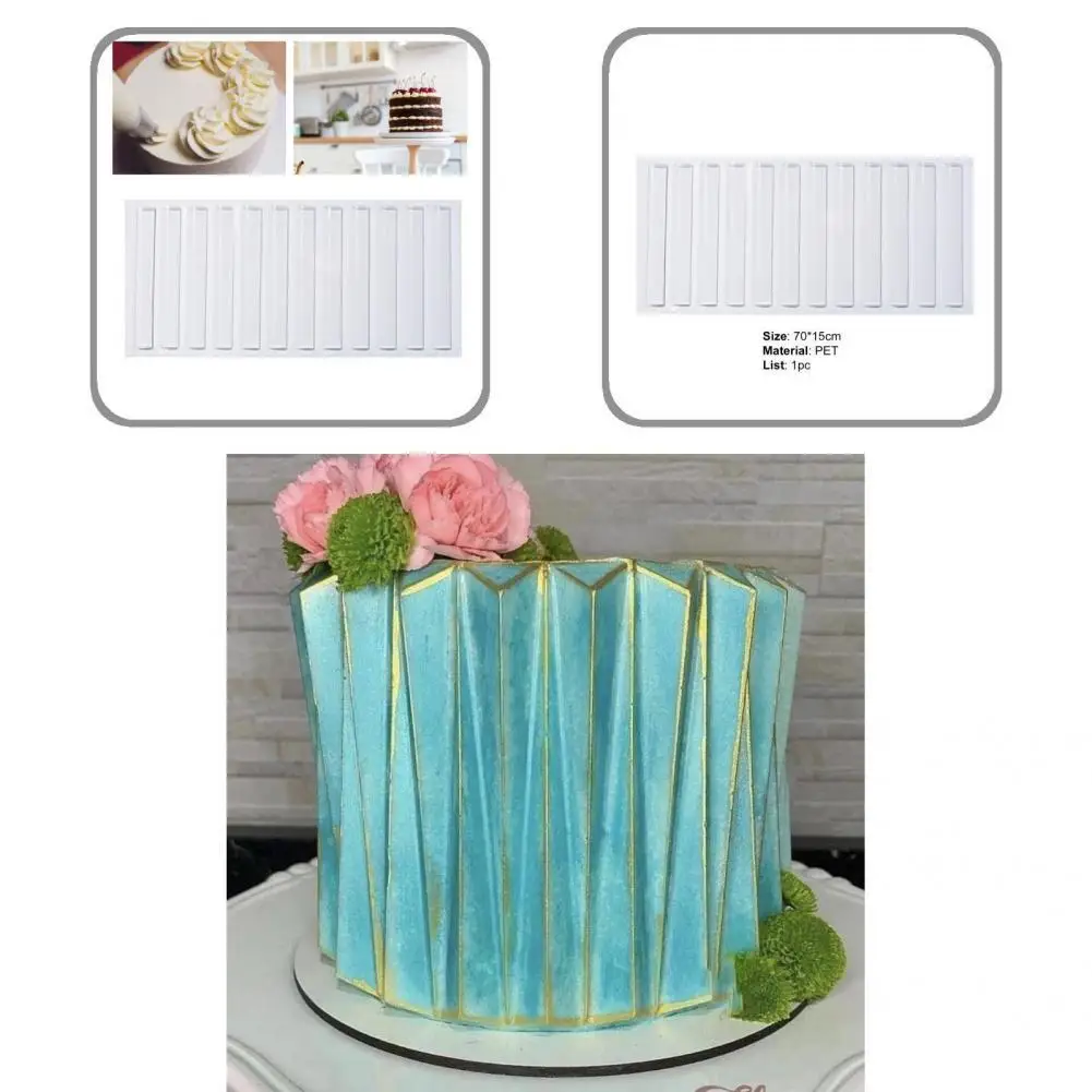 

Fondant Mold PET Cake Mold Portable Strong Construction Attractive Practical Food Grade Cake Mold