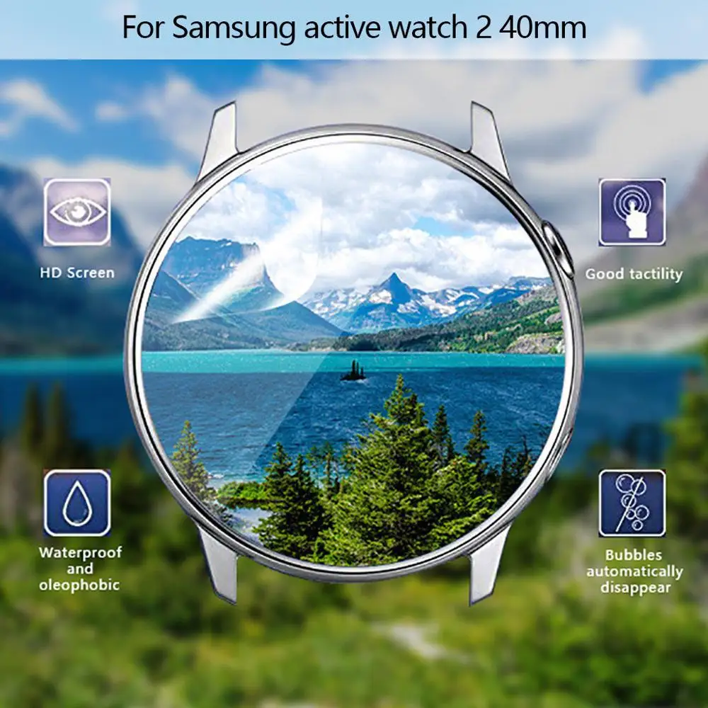 1/3 шт. Гидрогелевая прозрачная защитная пленка для экрана Samsung Active Watch 2 40/44 мм