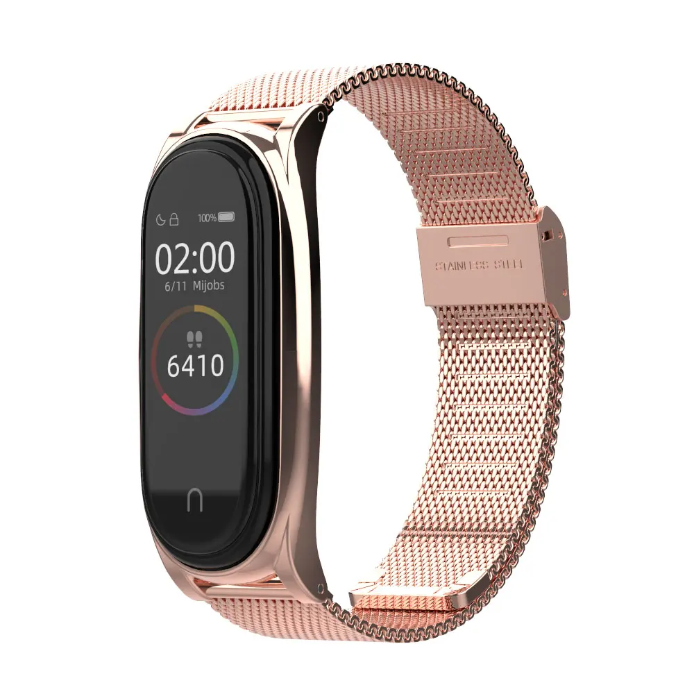 Ремешок для Mi Band 4 5 браслет 3 металлические ремешки Xiaomi Correas NFC Opaska Pulseira Xiomi |