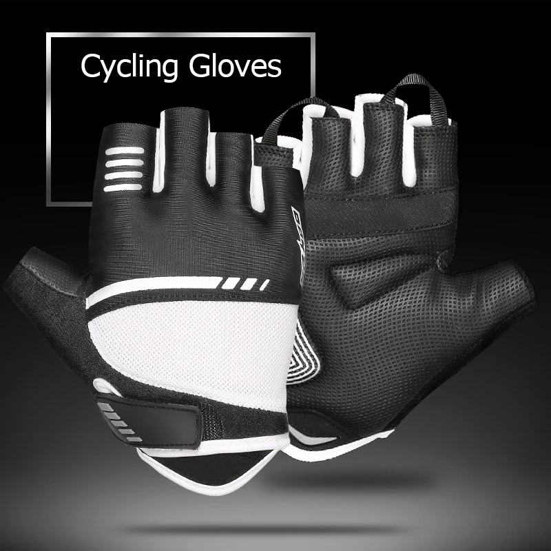 Sahoo 411429 Summer Mountain Road Breathable Non-slip Half Finger Cycling Bike Bicycle Gloves Mittens EVA Padded For Gym Fitness | Спорт и