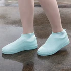Многоразовые водонепроницаемые чехлы для обуви, Нескользящие резиновые сапоги, силиконовые эластичные Защитные Чехлы, аксессуары для обуви для женщин и мужчин