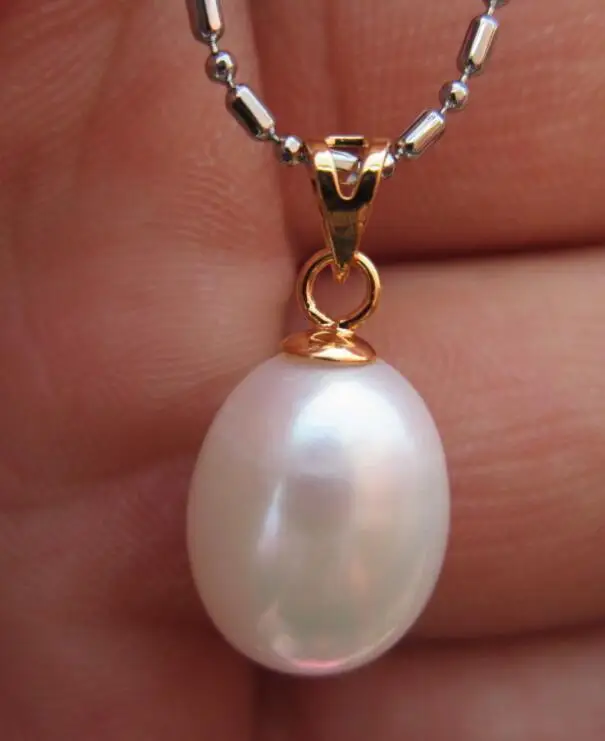 

NATURAL AAA+ 12-13MM SOUTH SEA WHITE PEARL NECKLACE 925silver YELLOW GOLD CLASP 18"