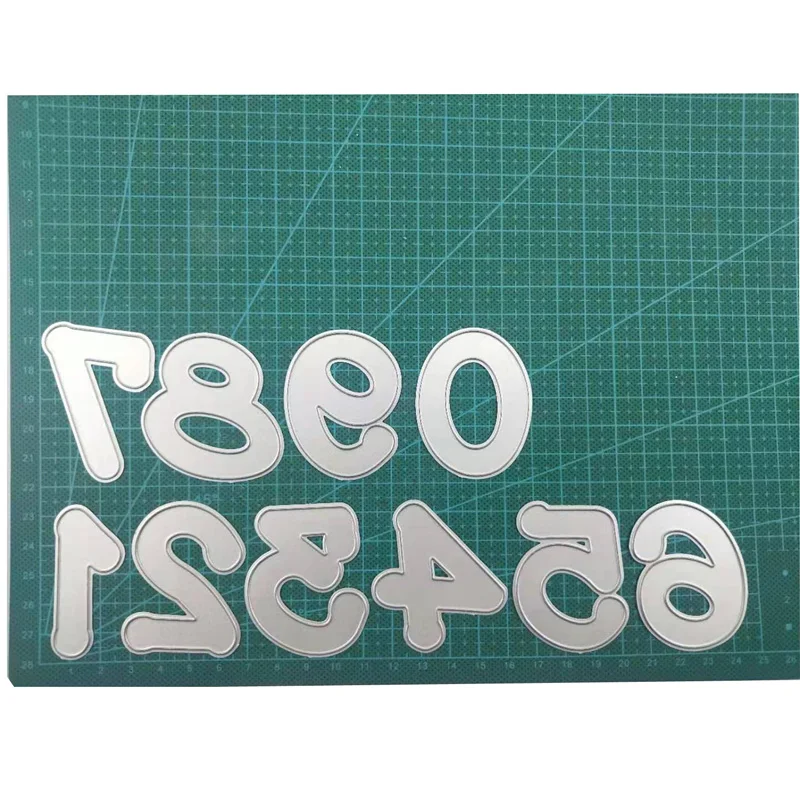 Большой большой цифровой набор штампов для резки металла цифра высечка