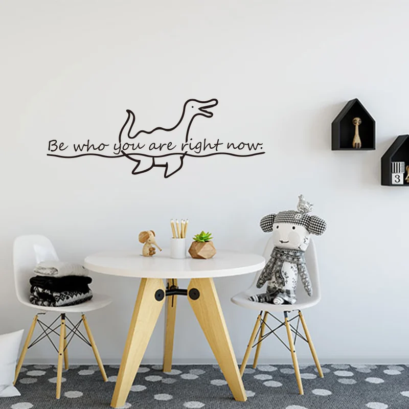 BANMU мультфильм с положительной цитатой фраза ПВХ лаконичный стиль наклейки на