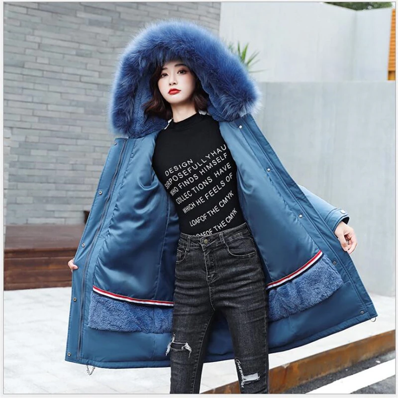 Новинка 2020 зимняя куртка женская искусственная меховая парка с воротником