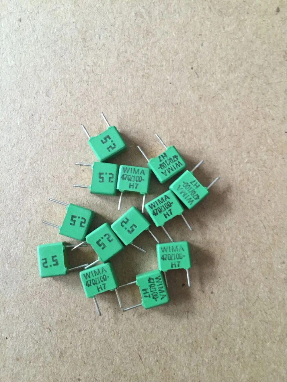 20 шт. новинка зеленый WIMA FKP2 470PF 100V 0.47NF 471/100v PCM5 Audio 470P горячая распродажа FKP 2 471 P 5