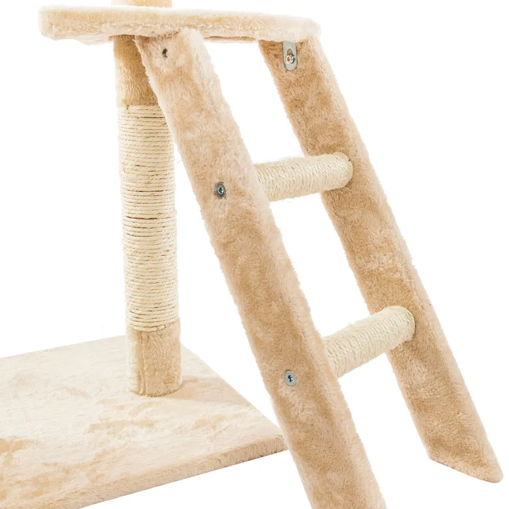 

60" Cat's Tree Tower Condo Home Furniture Pets House Hammock Cats Climbing Furniture Pets House Hammock Cat's Tree Tower