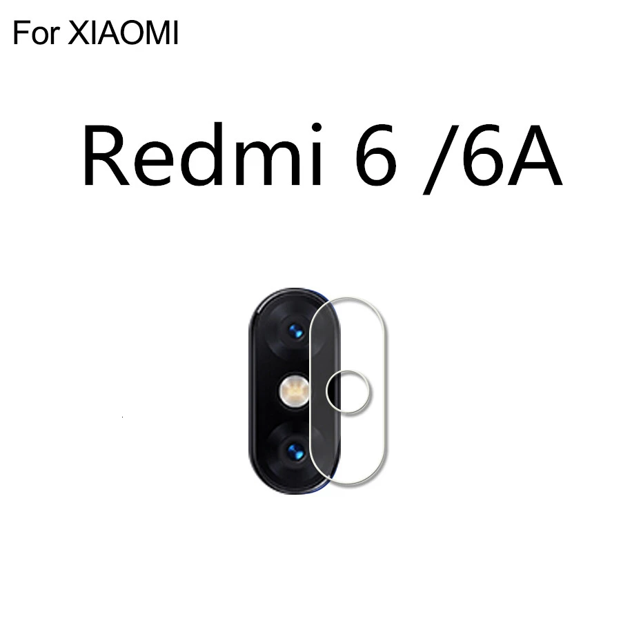 For Redmi 6 Защитная пленка для задней камеры 25D для Xiao mi Red mi 6 Pro Note 5 6 Pro 7 Note7 Poco F1 для mi Play mi 8 A2 Lite Glas - Цвет: For Redmi 6