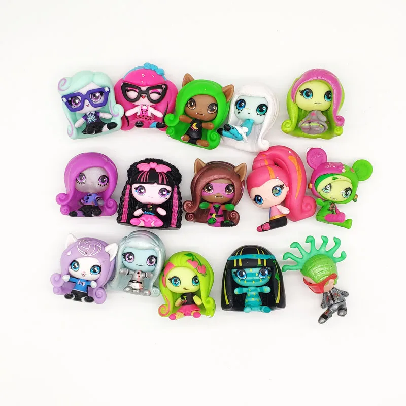 10 шт./лот Новое поступление Мини-куклы-монстры 3-4 см Фигурки героев игрушки модели