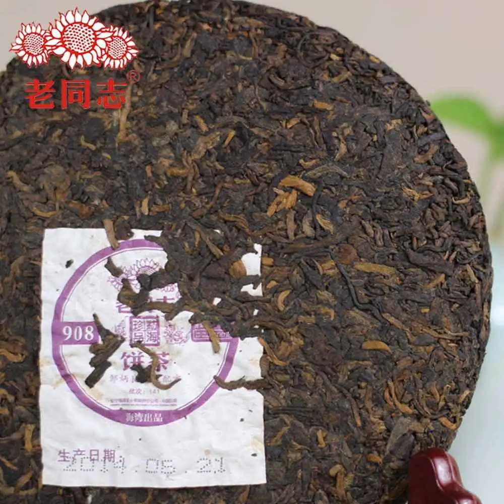 Haiwan Pu-erh чай шу пуэр Laotongzhi старый Камрад 908 пуэр чай 200 г