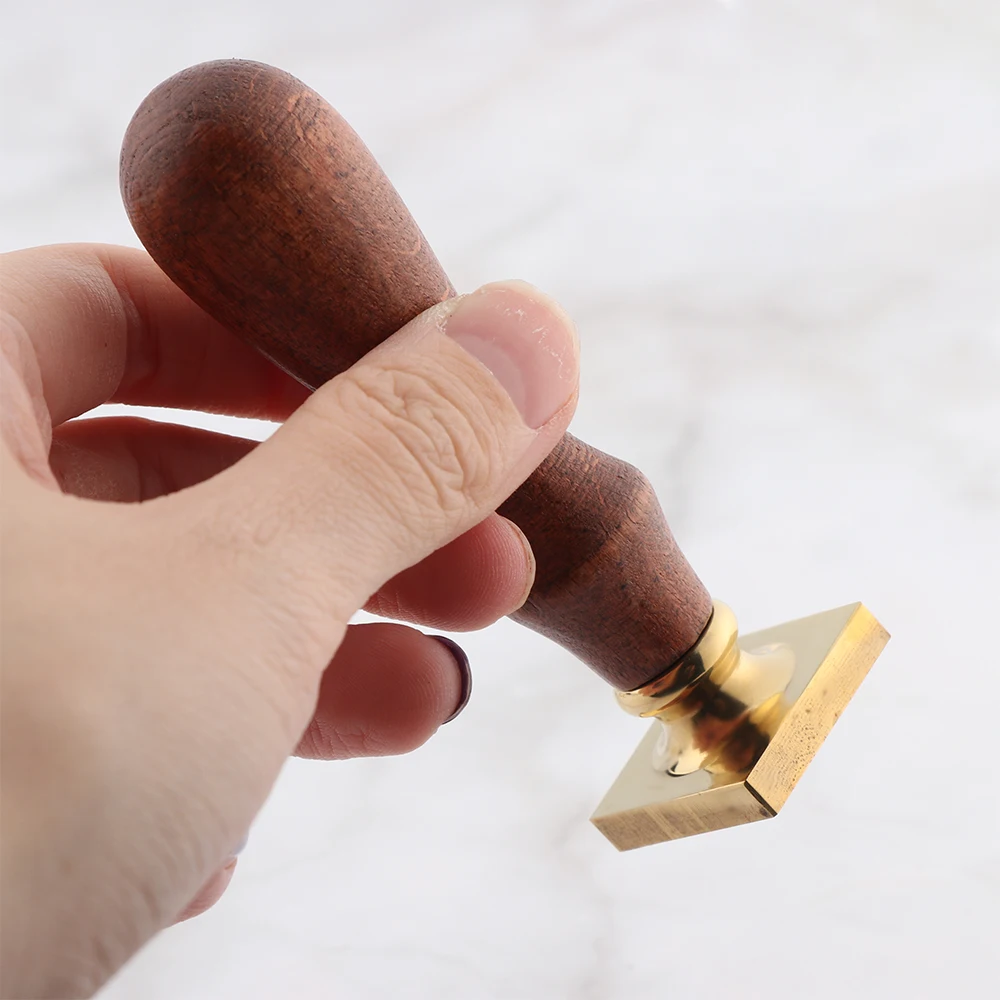 Деревянная ручка восковая печать макарон цветные ручки Свадебное приглашение