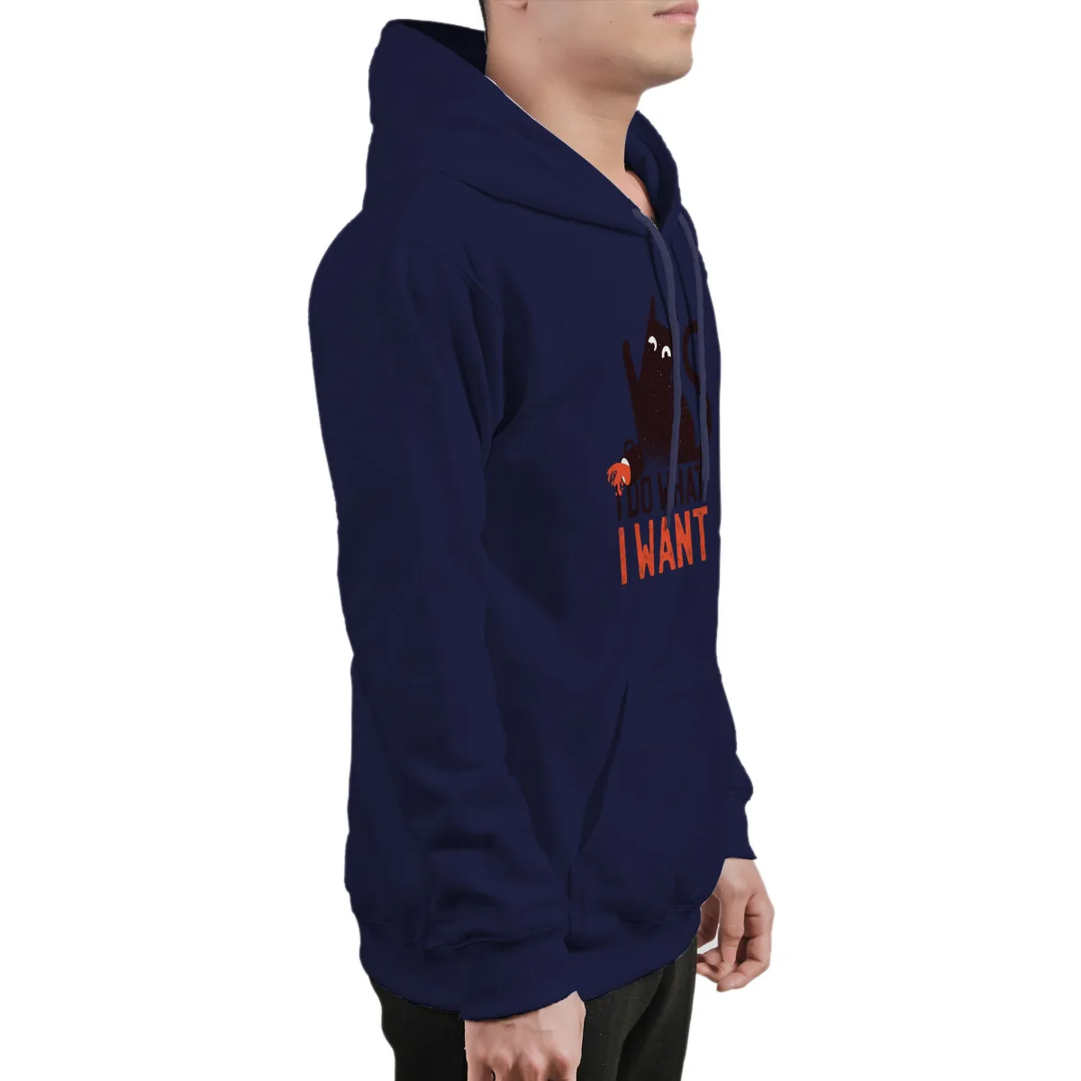 

Men's Hoodie evil catCotton Punk Groot Kawaii Retro Sweat Homme 37299