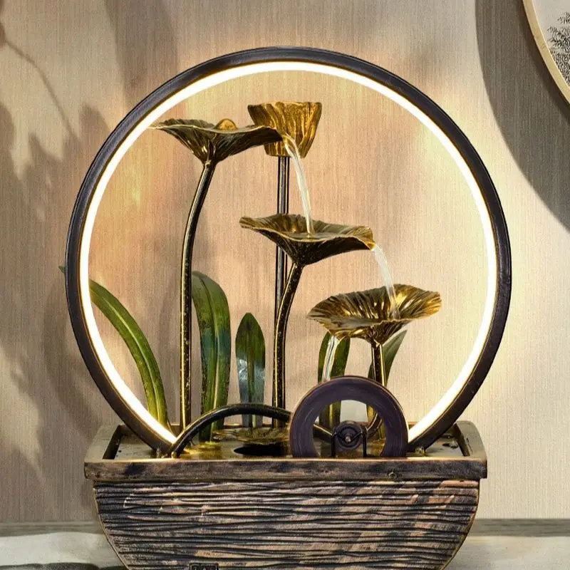 Фортуны фэн шуй колеса рокерские водные украшения для фонтана водяное Колесо