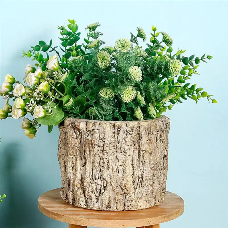 

1Pc Flowerpot Adornment Decorative Flowerpot Gardening Pot Plant Container for Yard Garden Flower Pot Plant Pot Macetas Planters