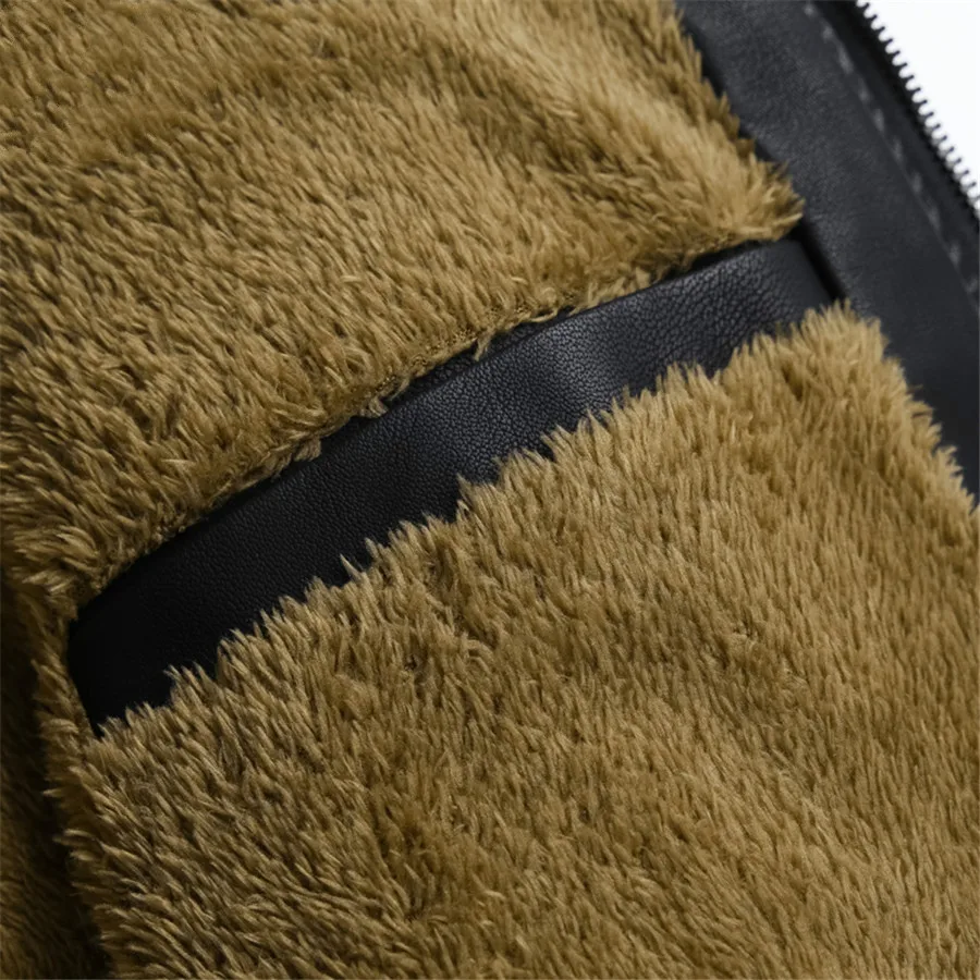 Новинка 2018 зимние мужские мотоциклетные теплые кожаные куртки модные брендовые