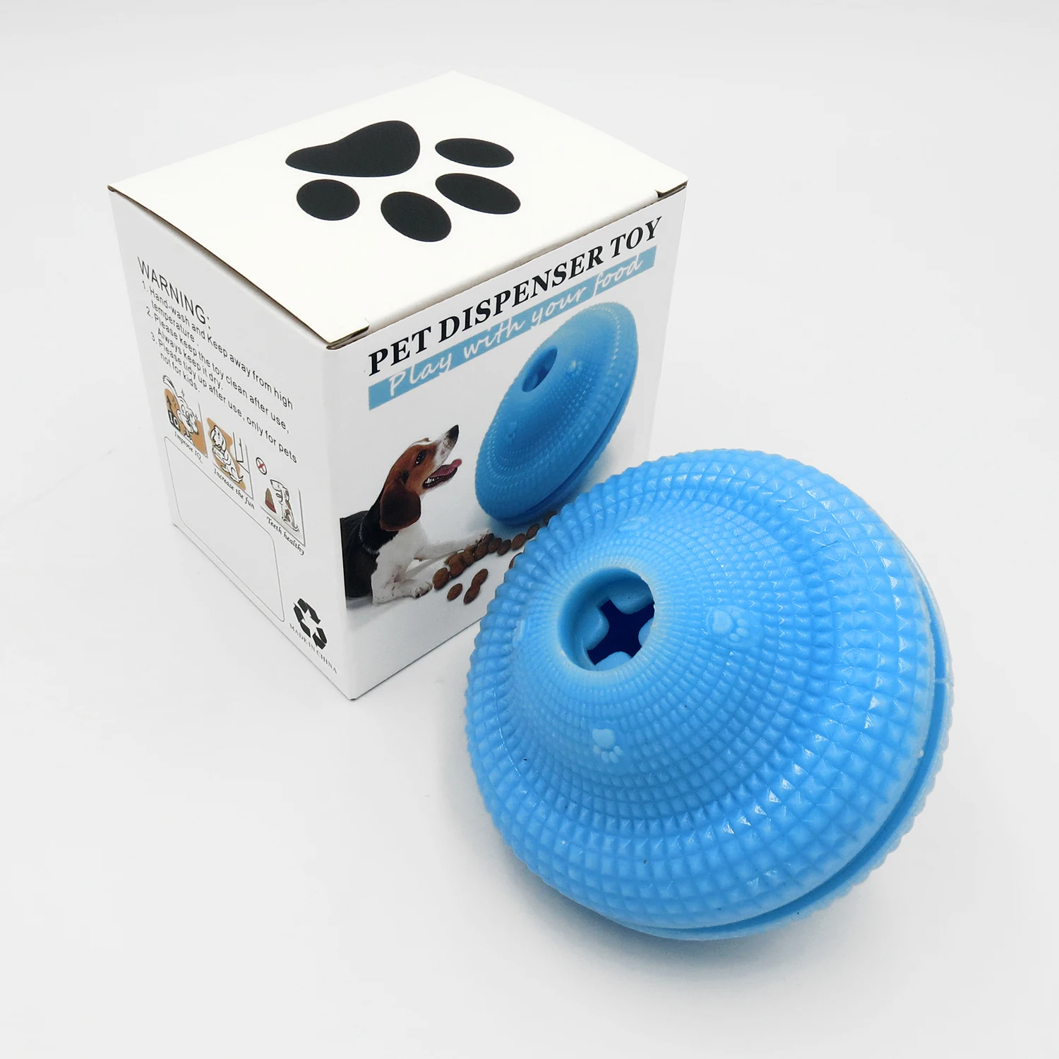 Головоломка гироскопа игрушка для домашней собаки укус резитент еда мяч