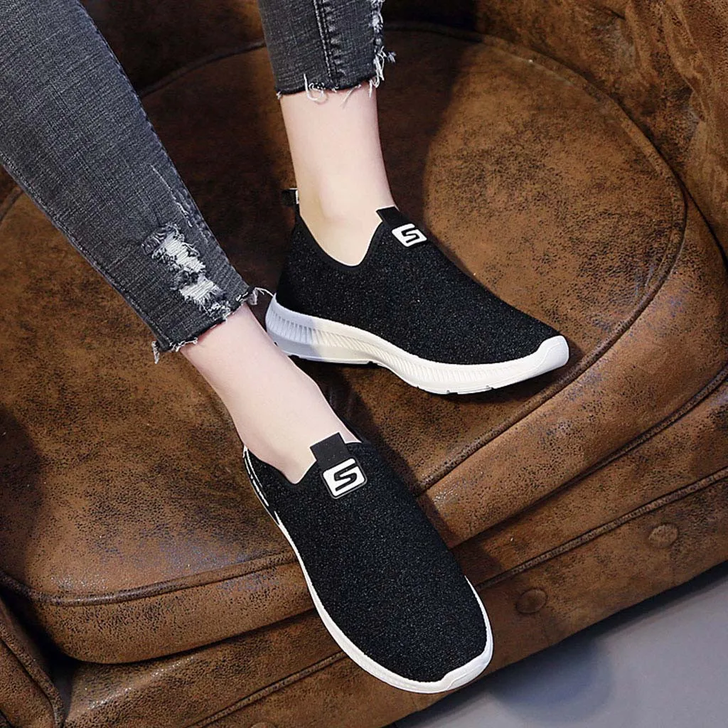 2019 женская повседневная обувь на плоской подошве женские лоферы кроссовки