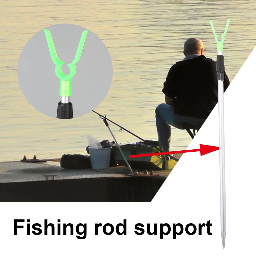 Алюминиевый держатель для удочки стойка регулируемая уличная инструментов