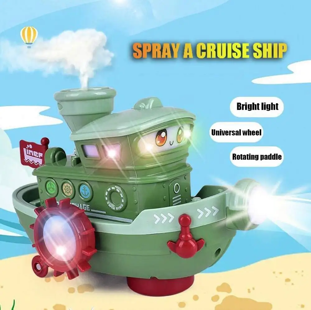 

Funny Toys, Toddler Toy Boat with Lights, Cruise Ship Toy Creative Set, Children's Toy Car, The Best Halloween Birthday Gift toy