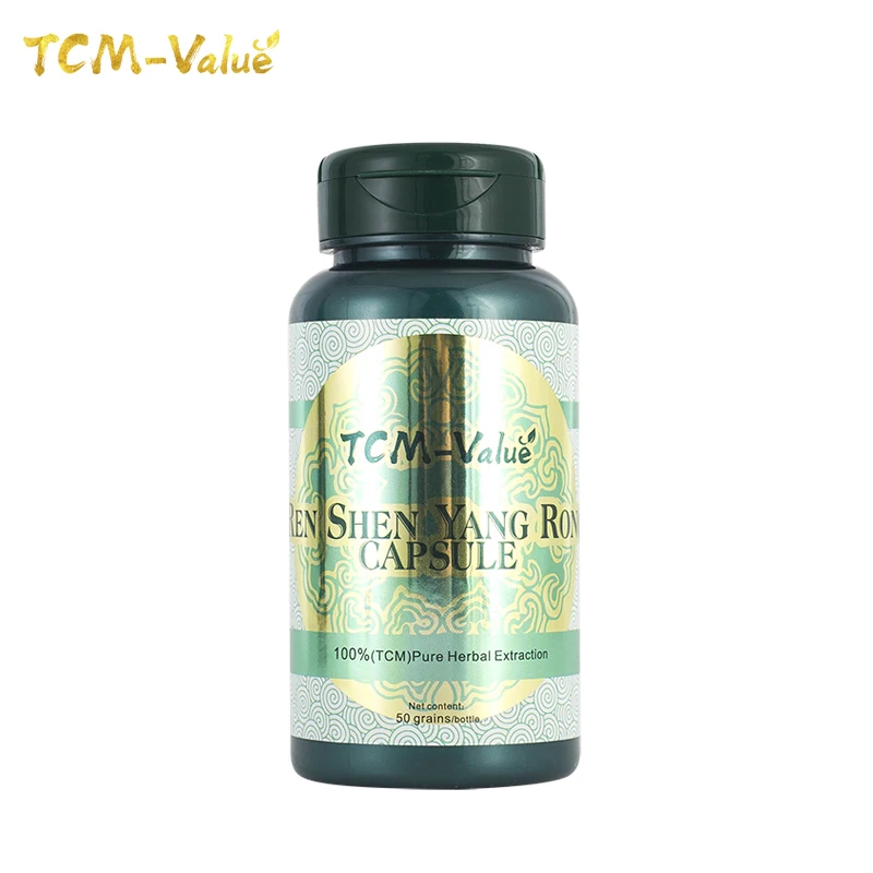 

TCM-Value Ren Shen Yang Rong Capsule, Promote Regulate endocrine, enhance immunity, heart, kidney and recover damaged cells