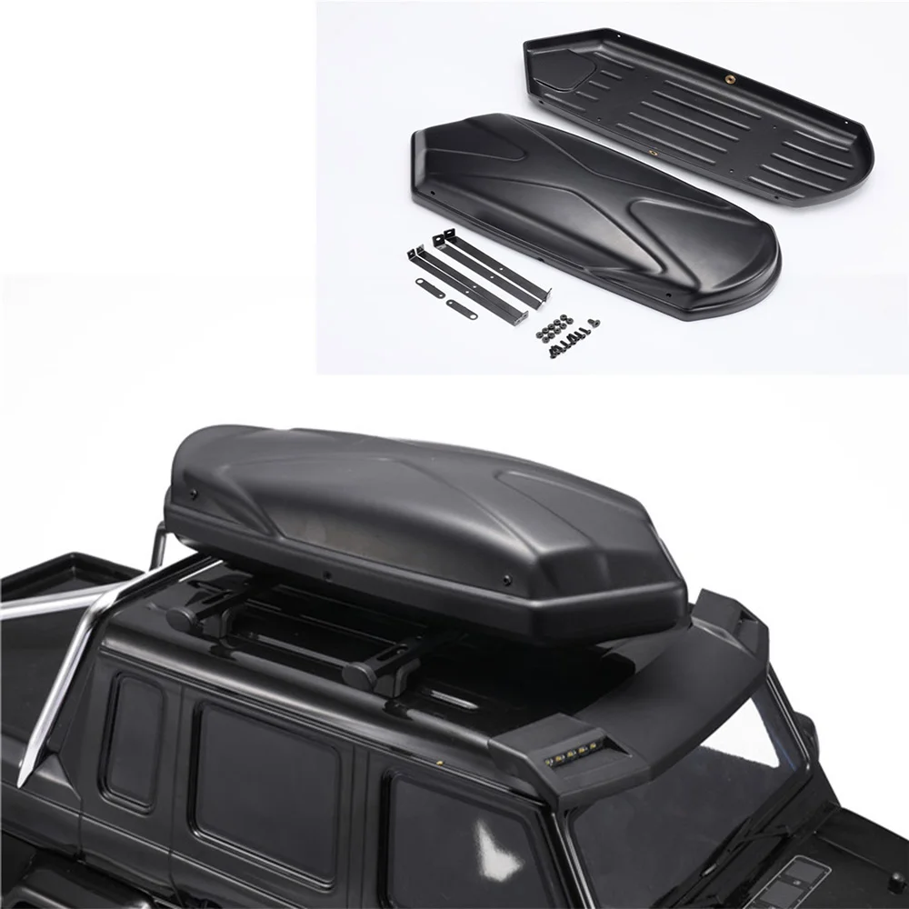 1/10 RC Гусеничный багажник на крышу коробка для хранения багажа Traxxas TRX6 G63 TRX4 G500 Bronco