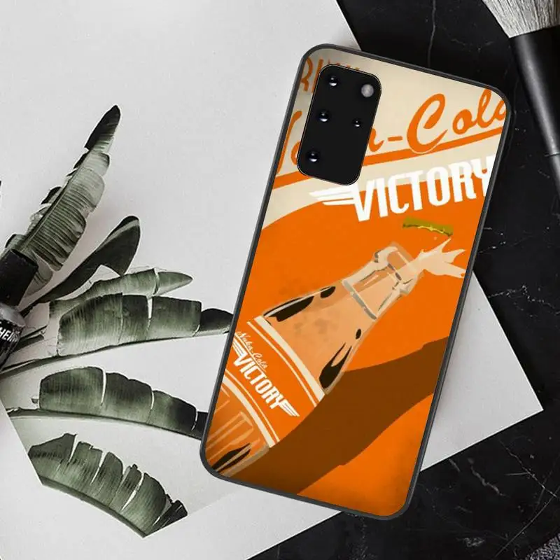 Чехол для телефона CUTEWANAN Nuka Cola girl черный мягкий резиновый чехол из ТПУ Samsung S20 plus