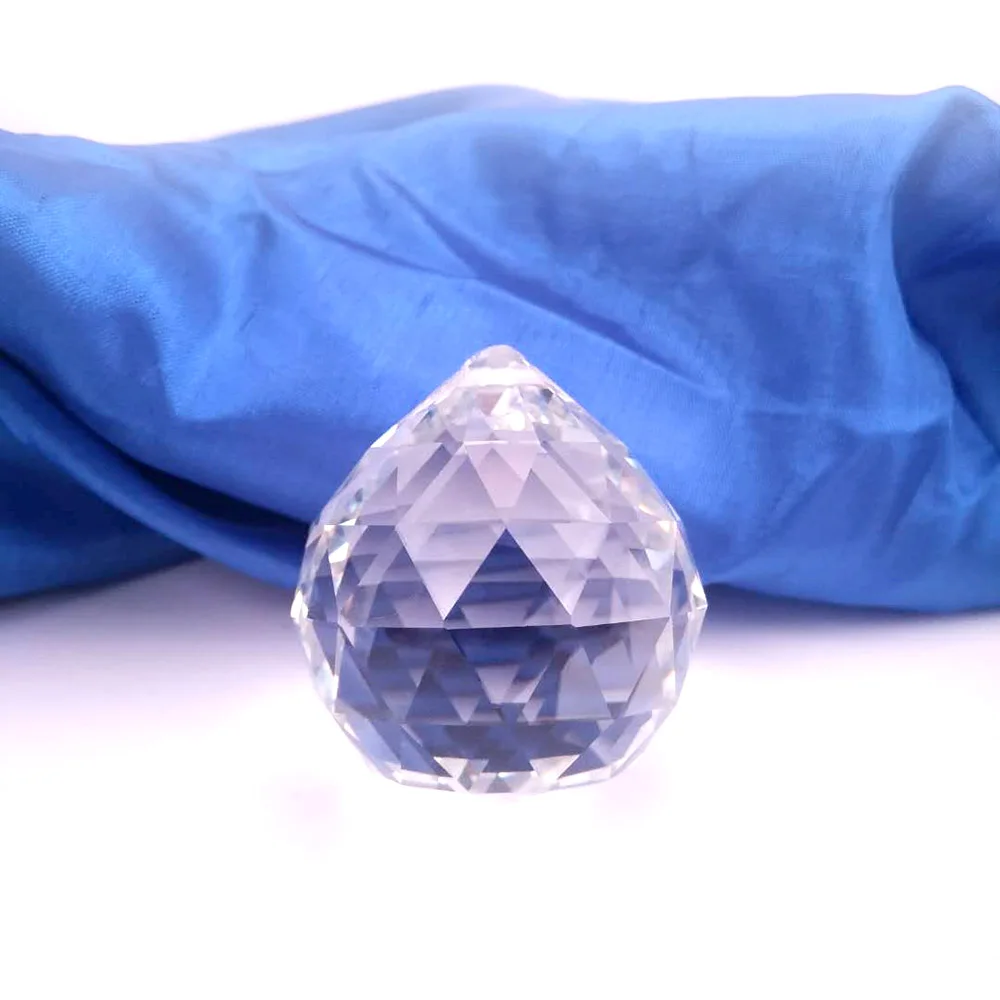 40 мм 8 шт прозрачные хрустальные люстры шары ограненные для подвесных ламп и