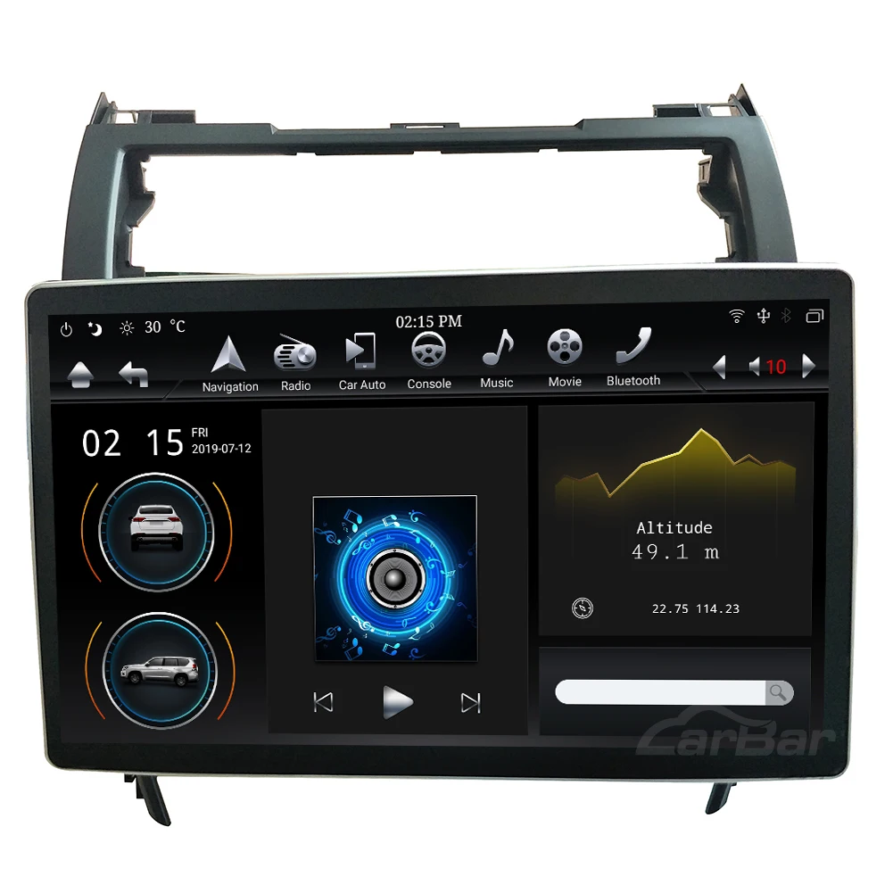 Carbar 12," Tesla стиль вращения ips экран Android 8,1 автомобильный DVD gps плеер для Toyota Camry США и средний восток версия 2012