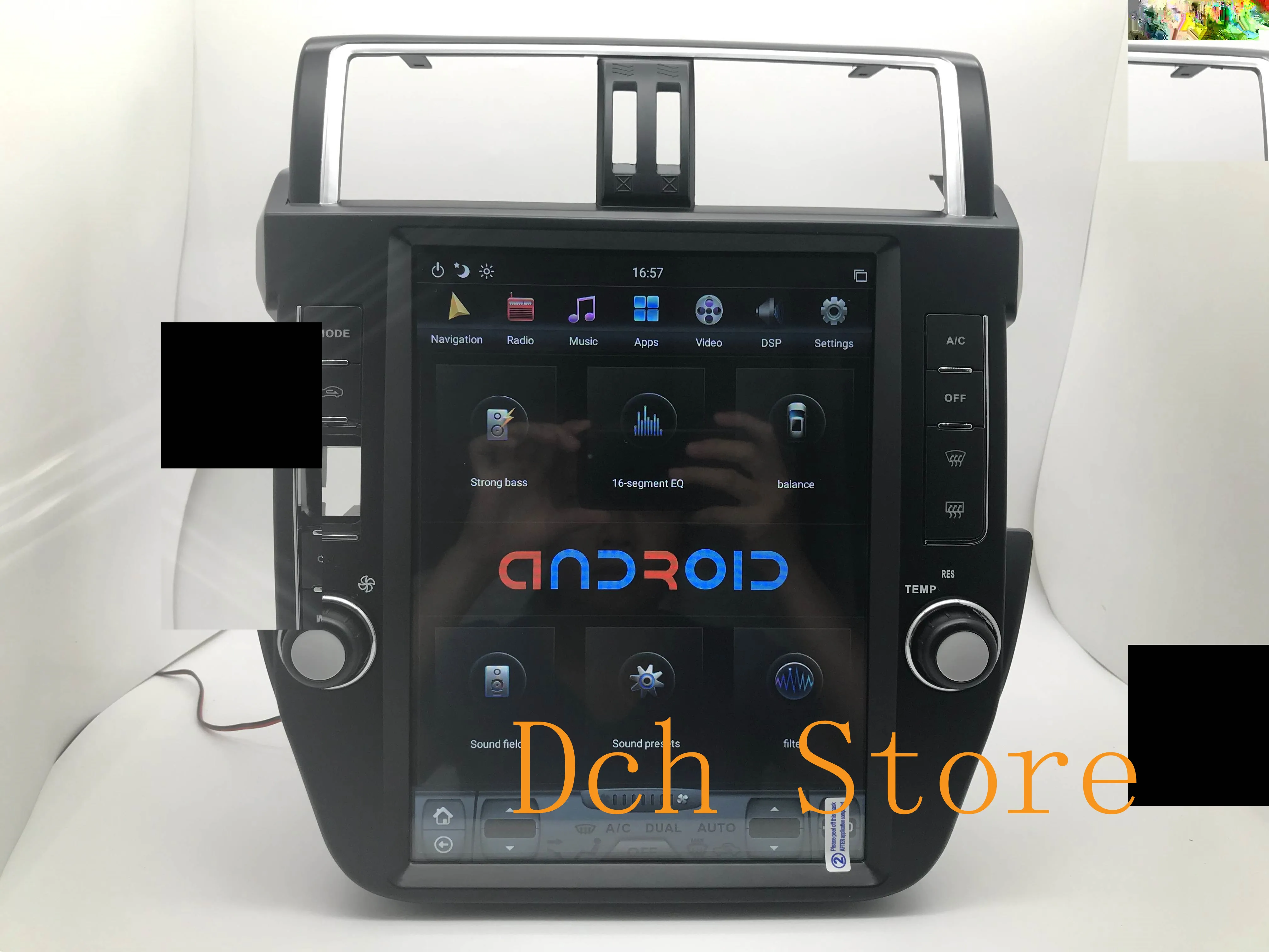 12 1 ''радио Тесла стиль Android 9 0 автомобильный DVD GPS навигатор для Toyota Land Cruiser Prado 2014