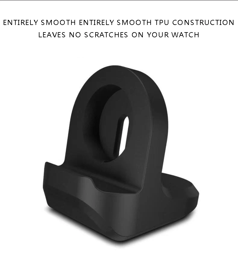 Подставка для зарядной док-станции из мягкого силикона Держатель зарядного