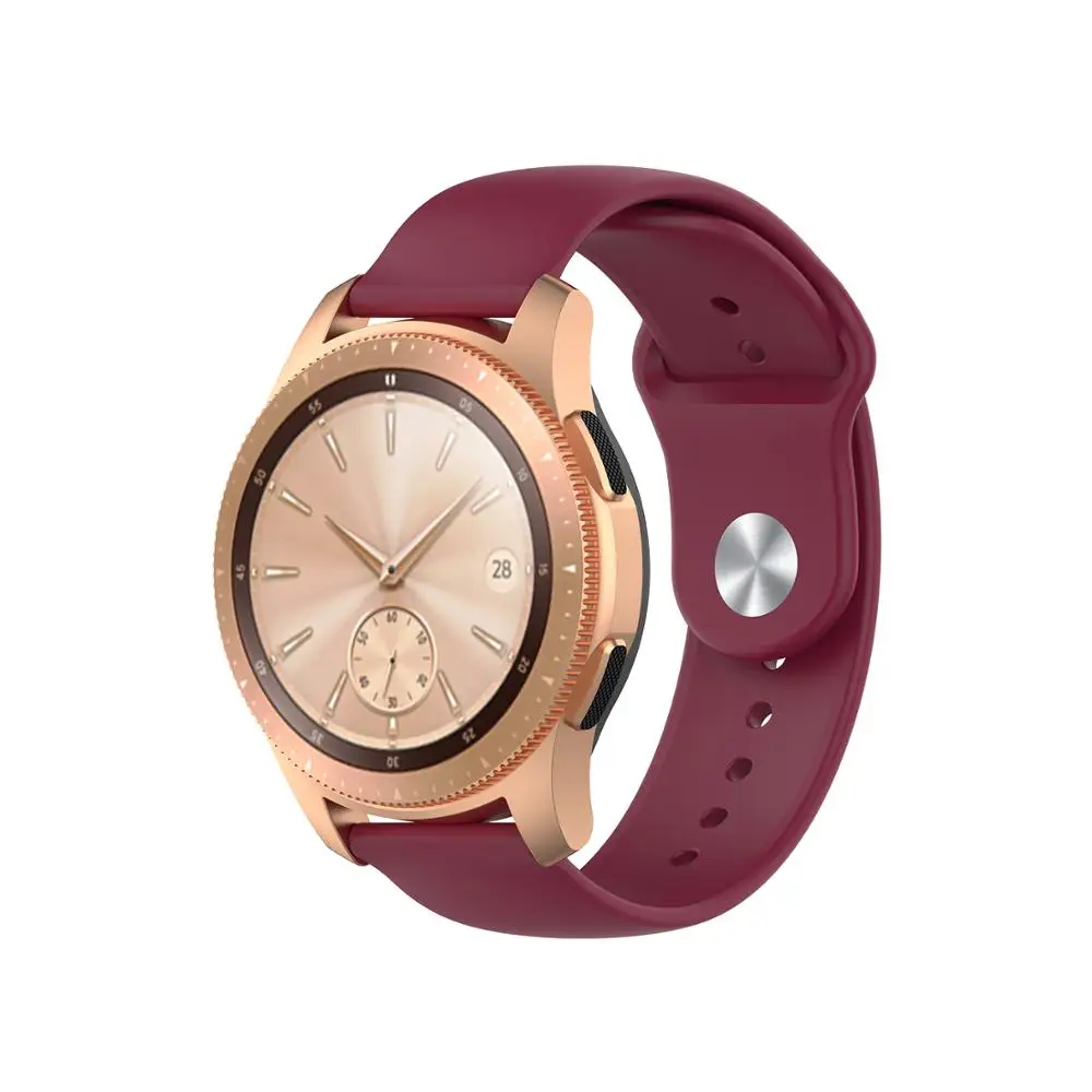 18 мм 20 22 силиконовый ремешок для huawei/Withings/samsung Galaxy/gear s3/Amazfit Bip Смарт-часы замена