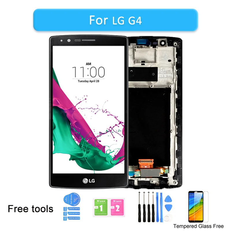 

Original 5.5 inch Black 2560x1440 LG G4 H815 LCD Display with Touch Screen Digitizer Assembly LG G4 H815 LCD Tested Warranty