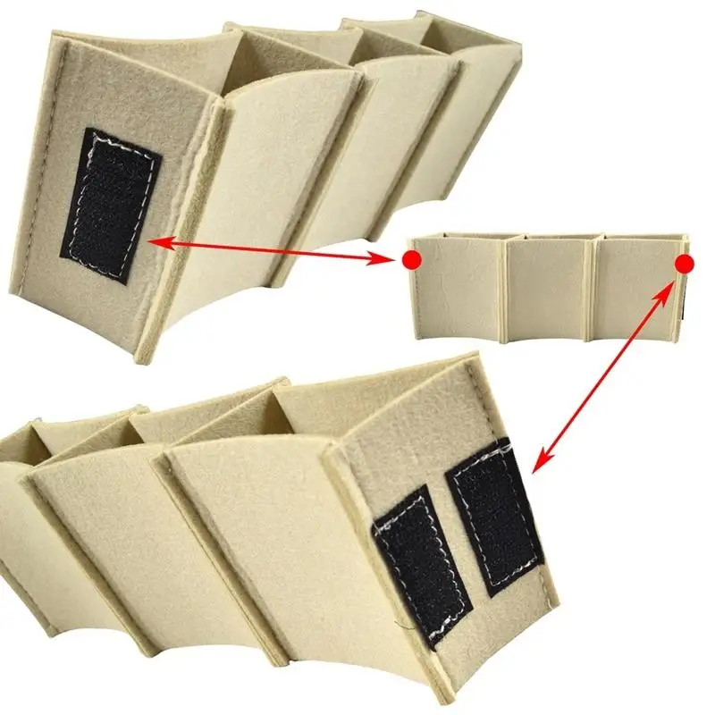 Фетровой ткани кошелек сумочка Органайзер с карманами чехол сумка Для женщин