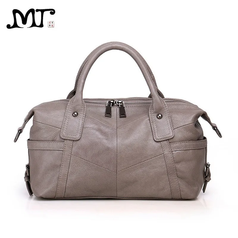 Сумка MJ женская из натуральной воловьей кожи саквояж кросс боди вместительный