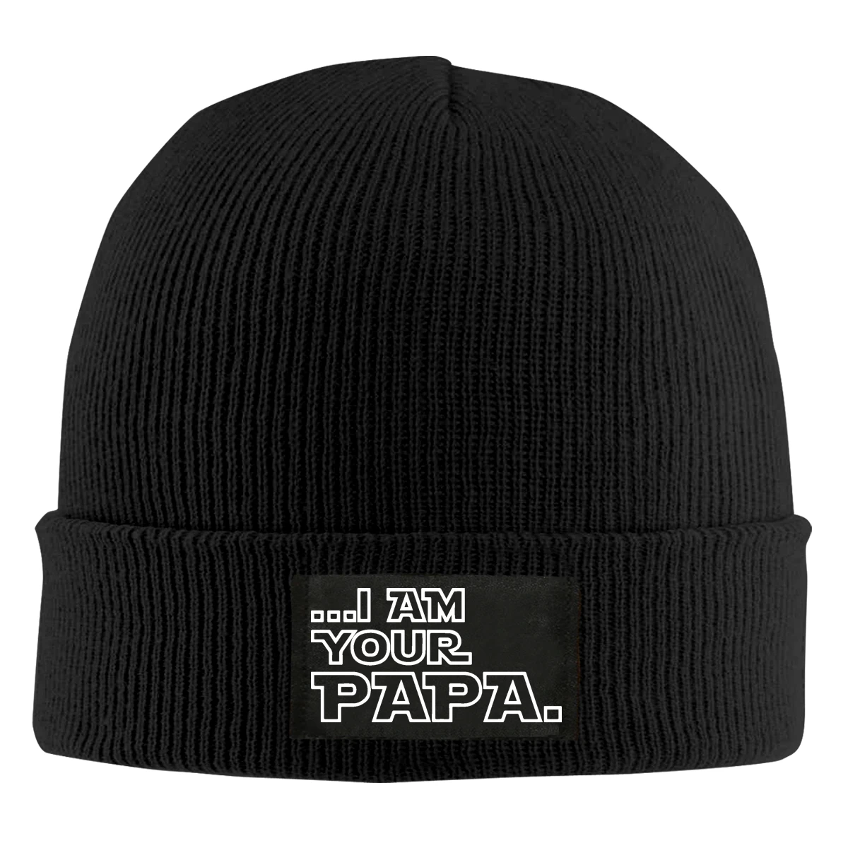 

Женская зимняя шапочка с рисунком в виде черепа