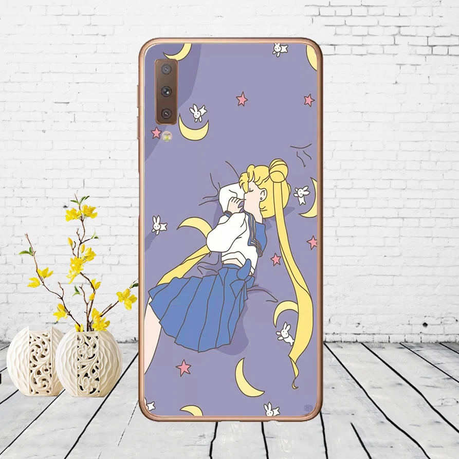 Чехол для samsung Galaxy A7 силиконовый чехол для телефона с принтом чехол-накладка на заднюю крышку для samsung A7 A750 A750F 6,0 дюймов - Цвет: K17