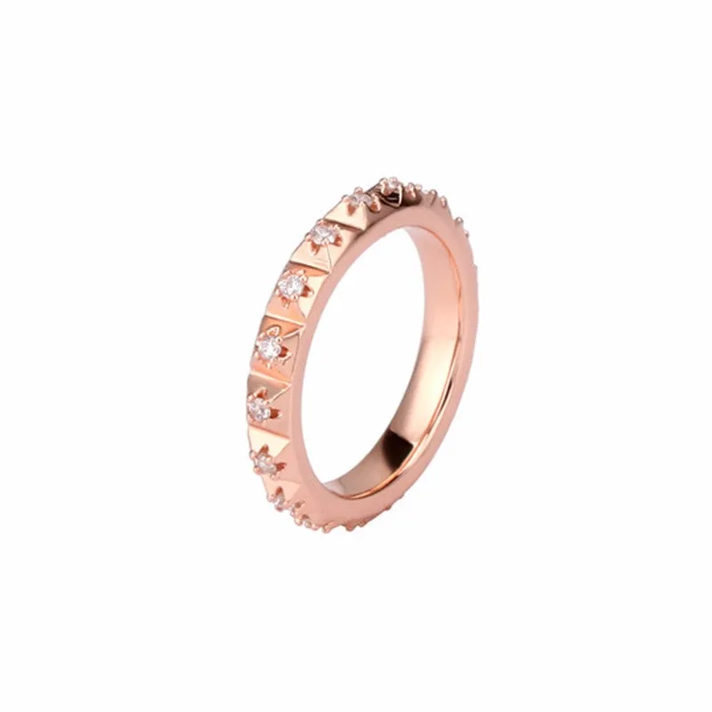

Fashion Simple Design Anillos Vintage Thin Zircon Gear Rings For Women Steampunk Jewelry Accesorios Mujer Zk30