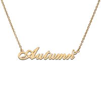 god with love heart personalized character necklace with name autumn for best friend jewelry gift