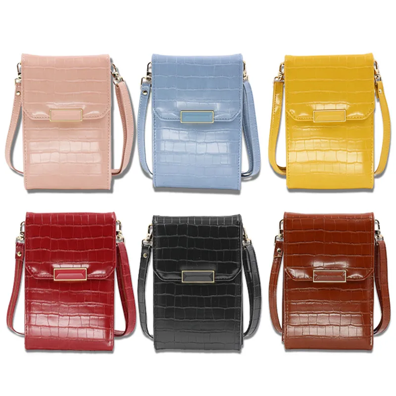 

New Summer Ladies Small Cute Diagonal Bags Solid Color Women Fashion Cellphone Package Female Casual Mini Shoulder Bag 6 Color