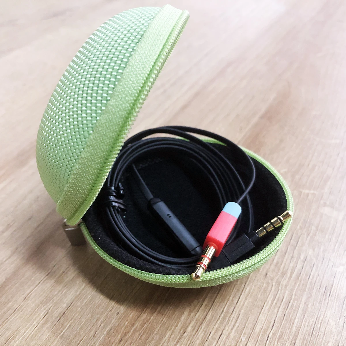 Новые Сменные кабели, совместимые с Skullcandy Crusher, беспроводные наушники, кабели, гарнитура с сумкой для наушников, зеленый цвет